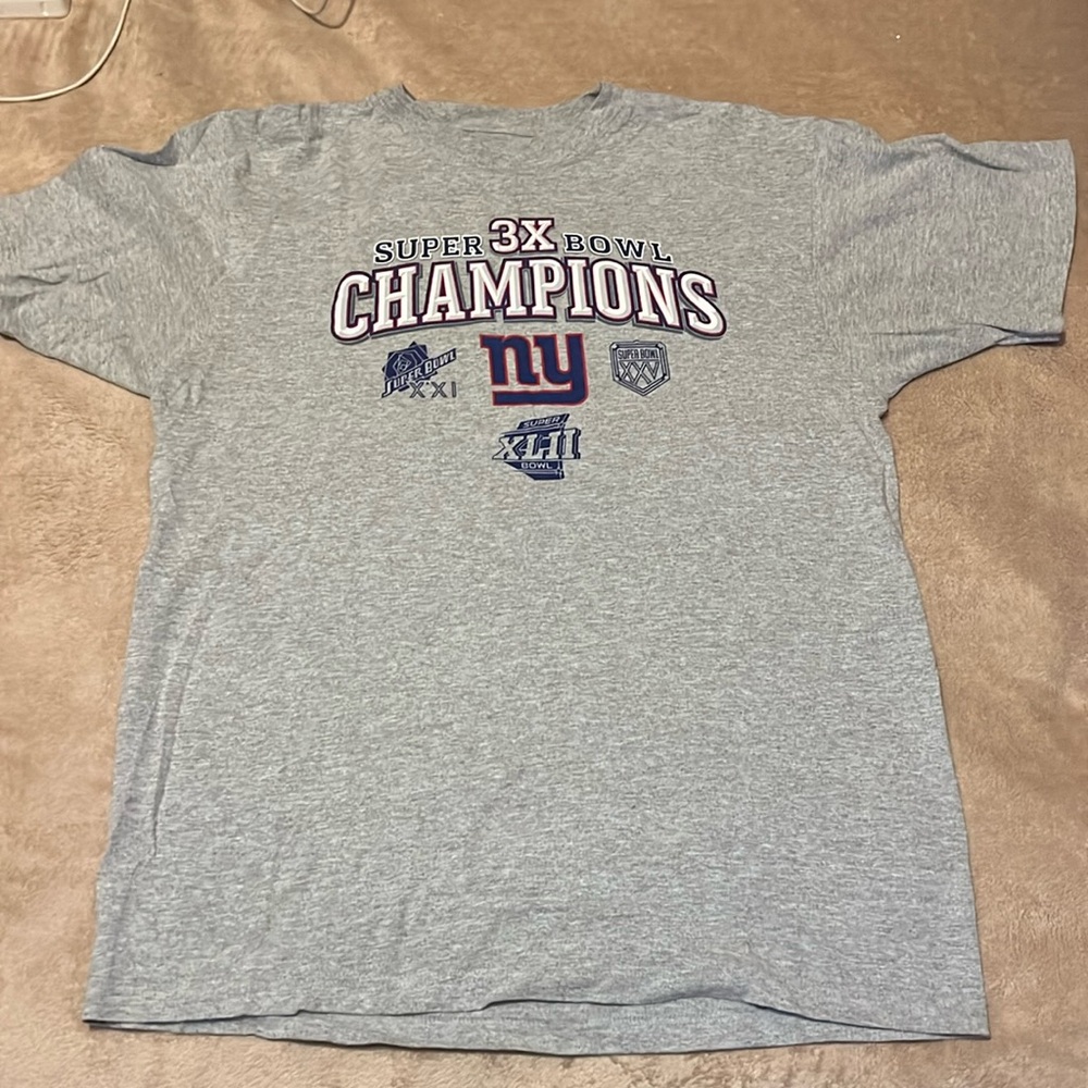 NY Giants Reebok Super Bowl T-Shirt, Size M